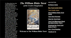 Desktop Screenshot of blaketarot.com